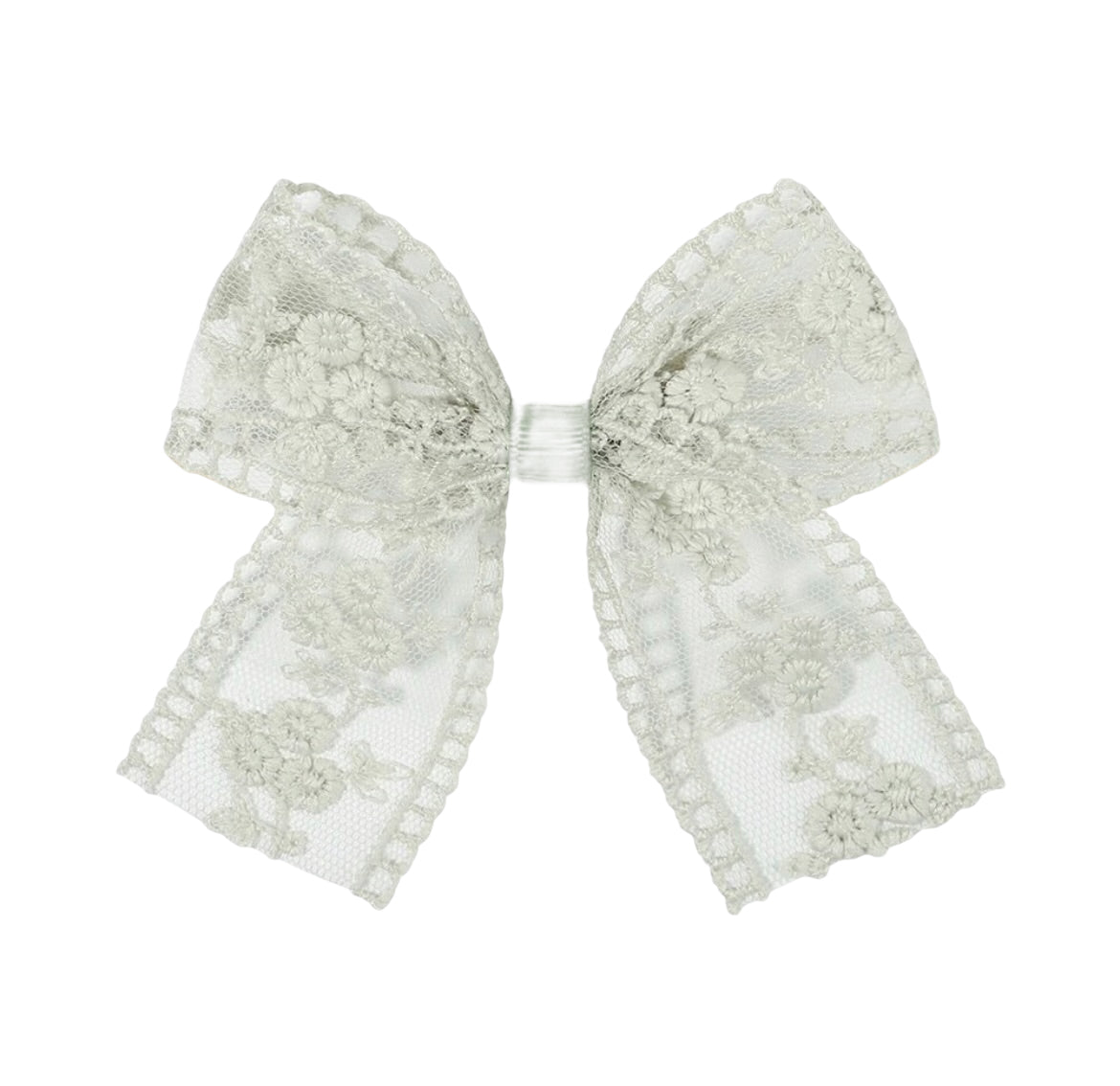 Green Lace Embroidered