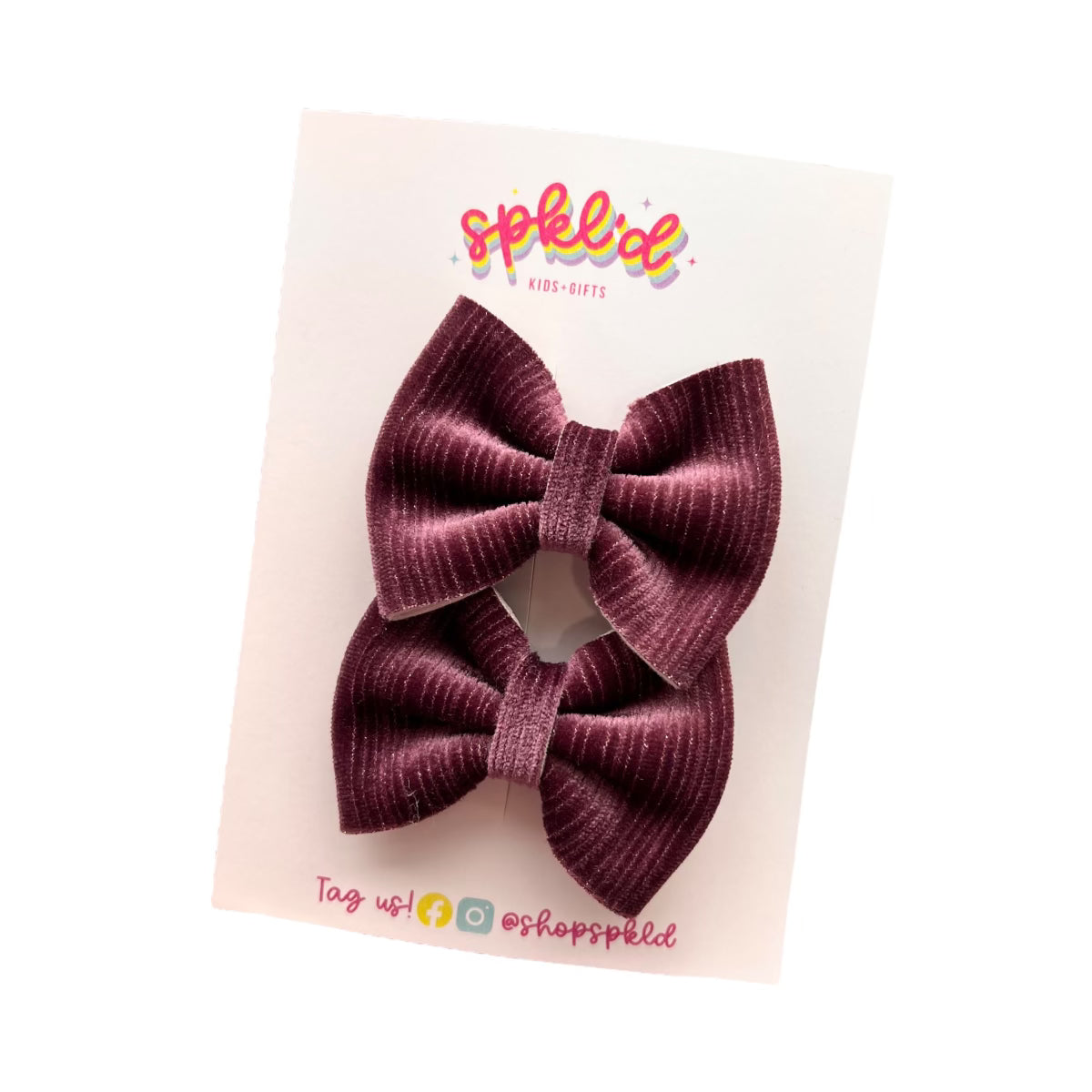 Purple Velvet Mini Set