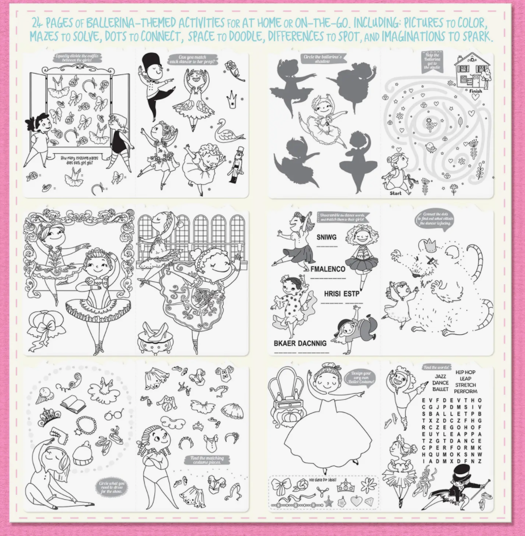 Little Book of Big Fun Activity | Pretty Ballerinas