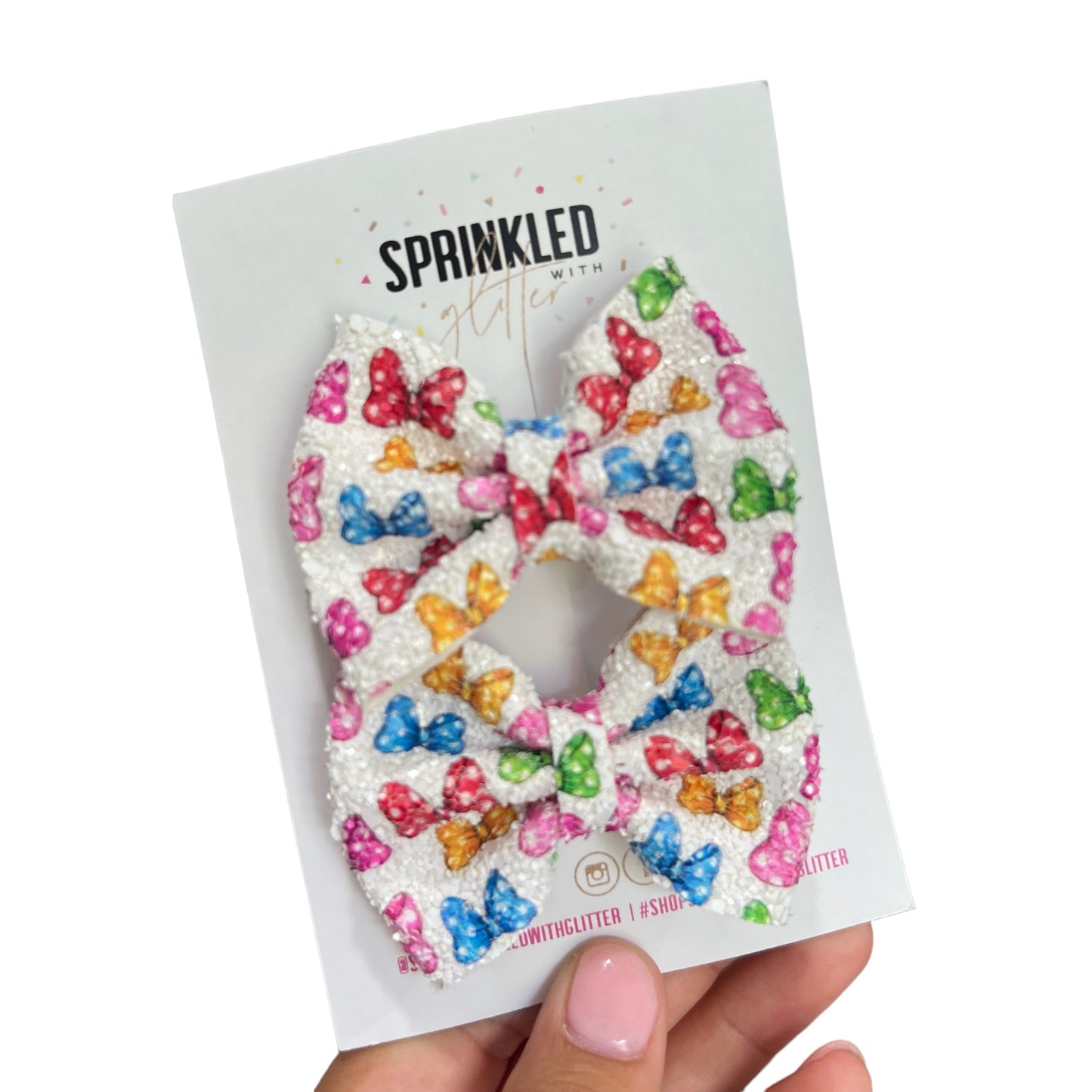 Mouse Bows Glitter Mini Set