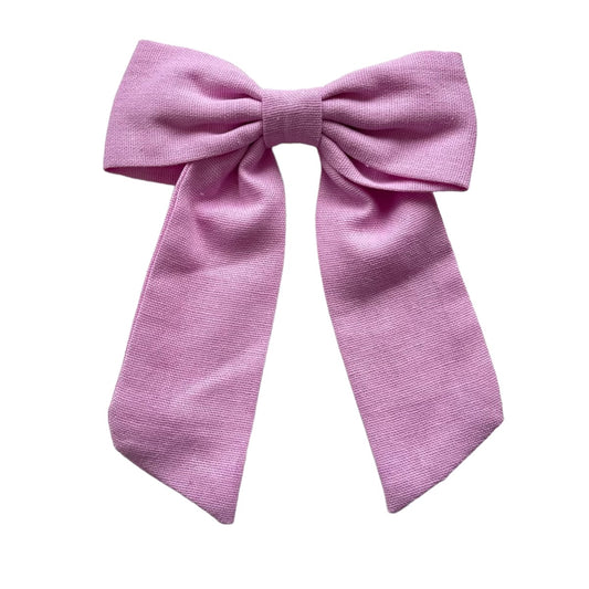 Long Tail Linen Bow