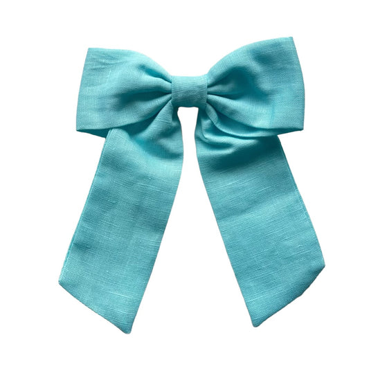 Long Tail Linen Bow