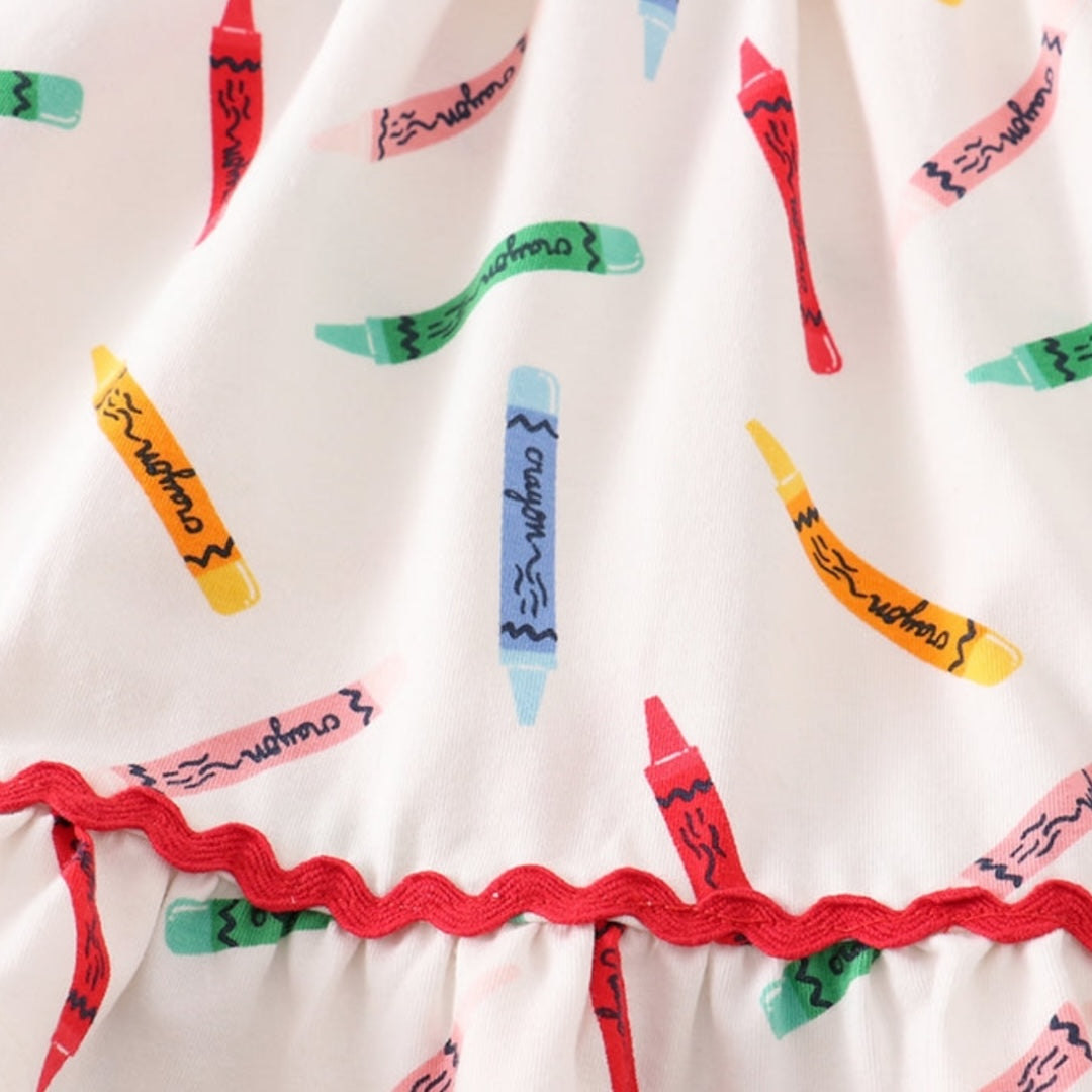 Crayon Ruffle Dress