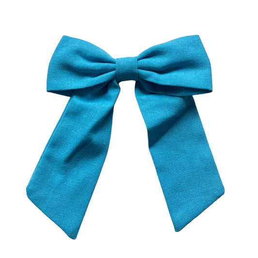 Long Tail Linen Bow