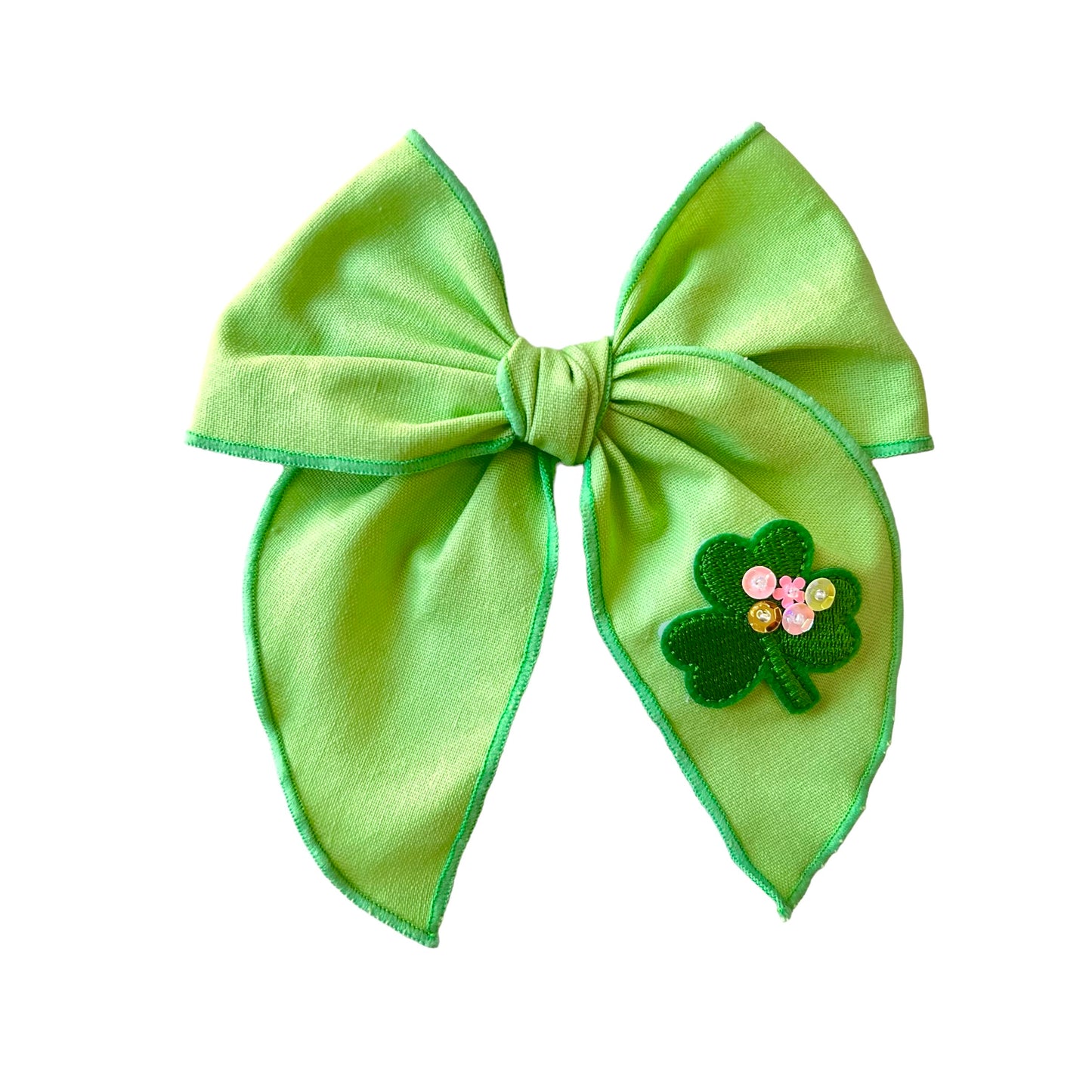 Embroidered Sequin Shamrock
