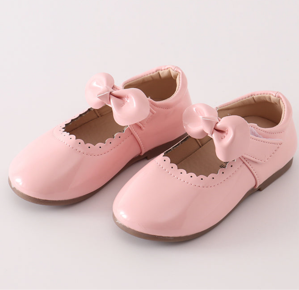 Pink Bow Mary Janes