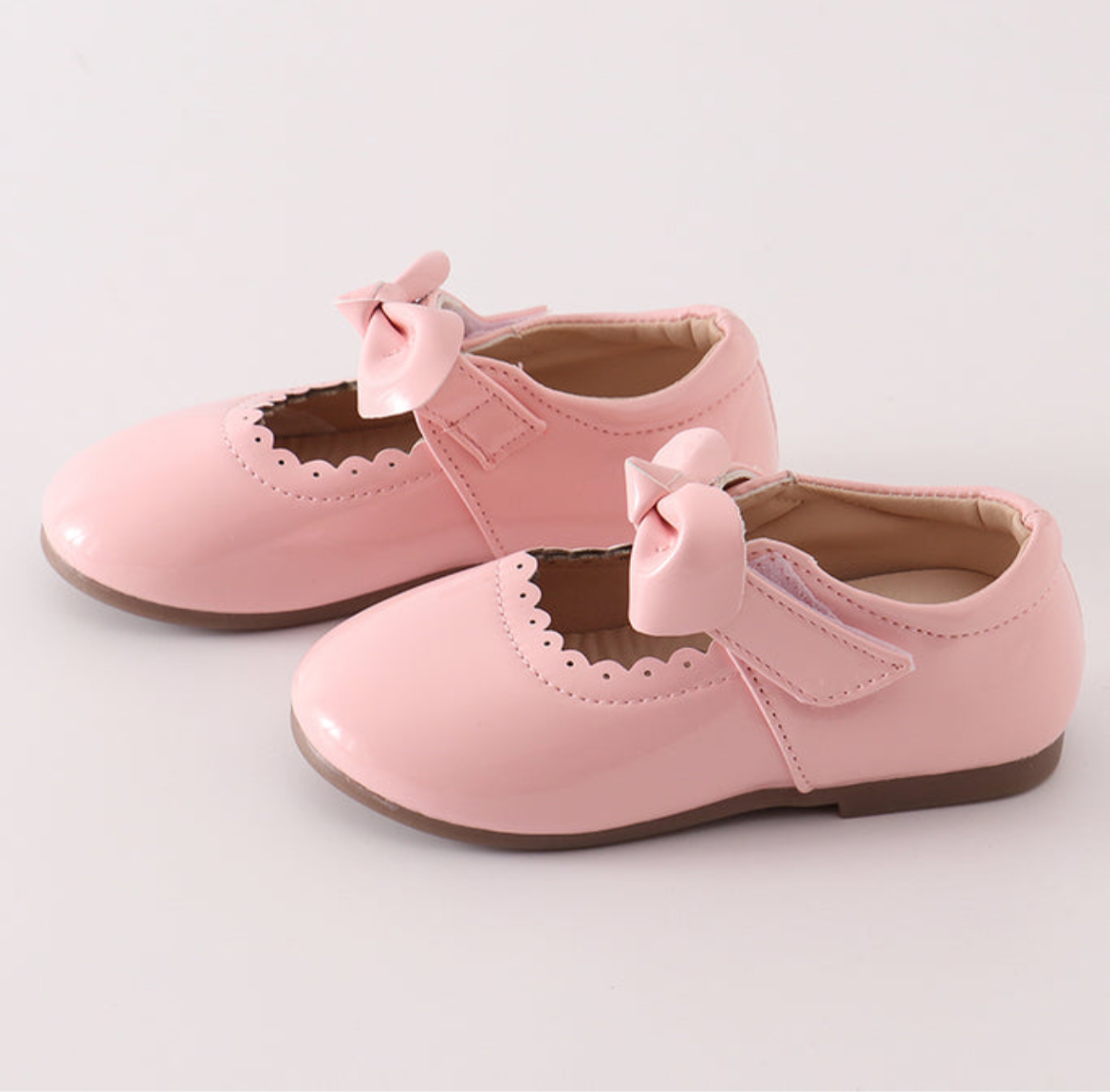 Pink Bow Mary Janes