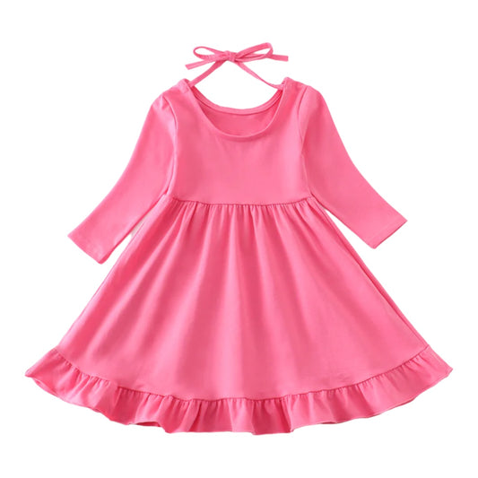 Pink Ruffle Dress