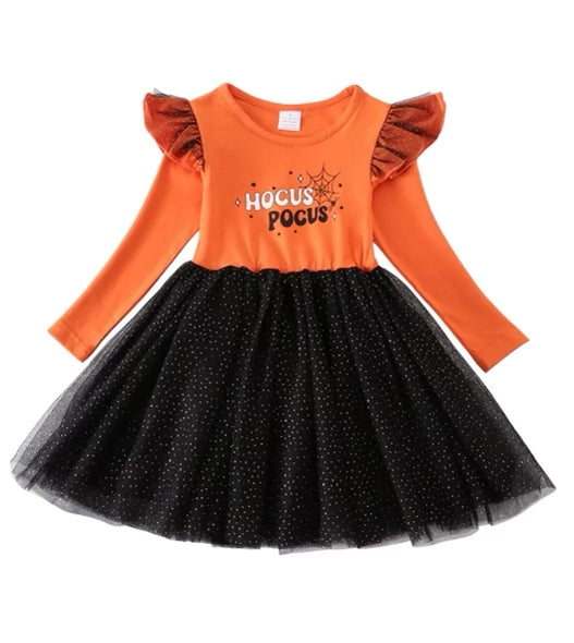 Hocus Pocus Ruffle Dress
