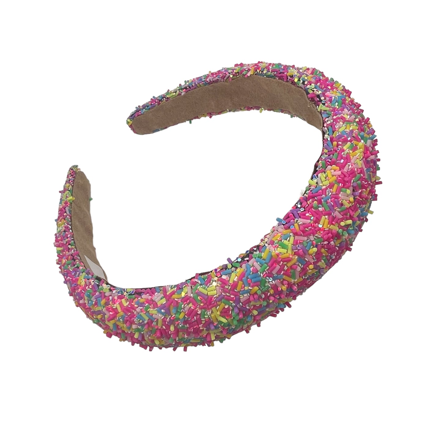 Hot Pink Sprinkle Dipped Headband