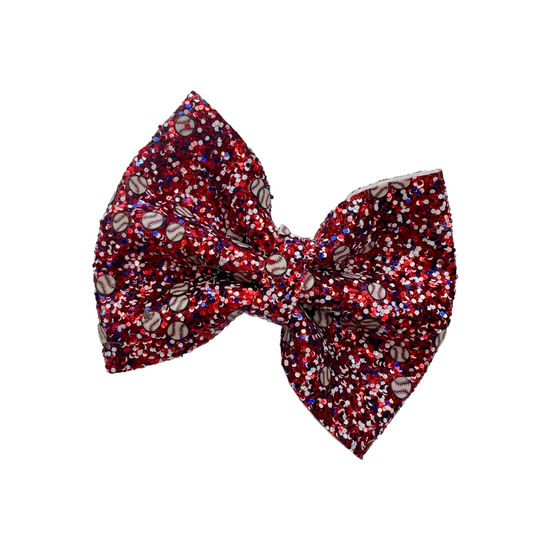 Glitter bow