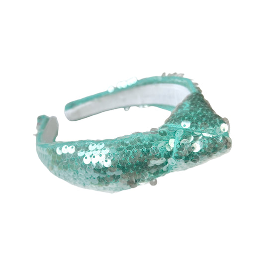Light Aqua sequin Sparkle Headband