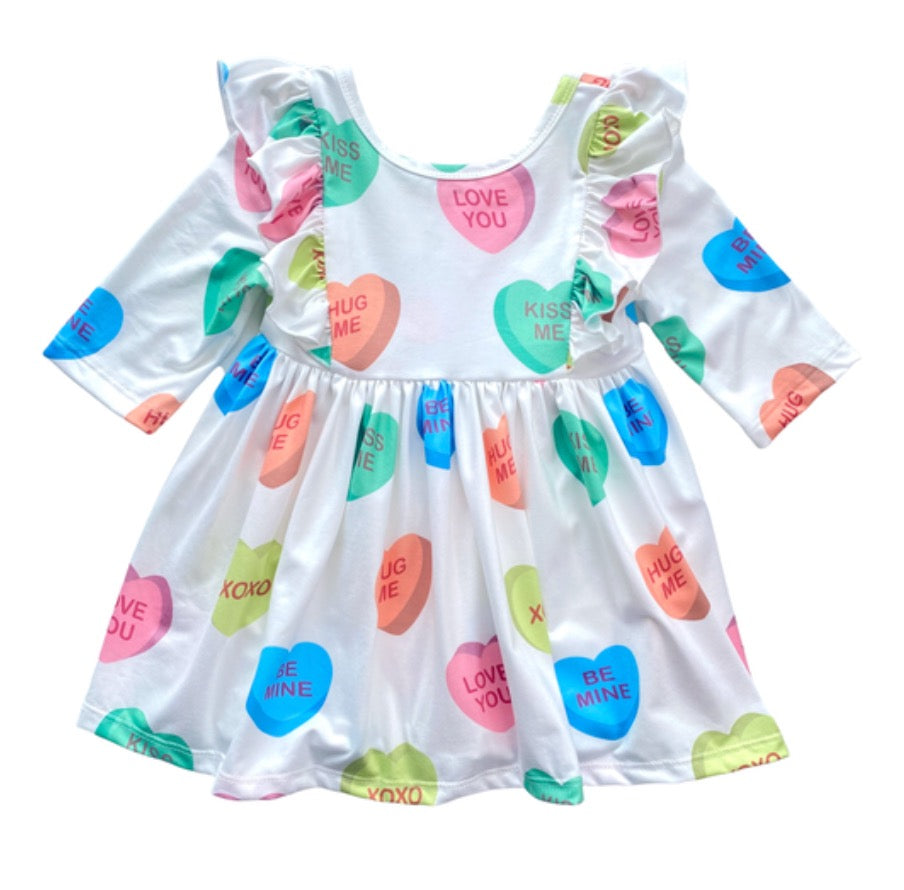 Be Mine Ruffle Twirl Dress