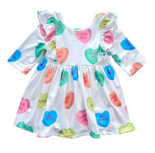 Be Mine Ruffle Twirl Dress